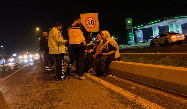 Bursa'da 3 otomobilin karıştığı zincirleme kaza: 2'si çocuk 5 yaralı