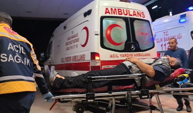 Bursa'da ahırın çatısında onarım yaparken düşüp, ağır yaralandı