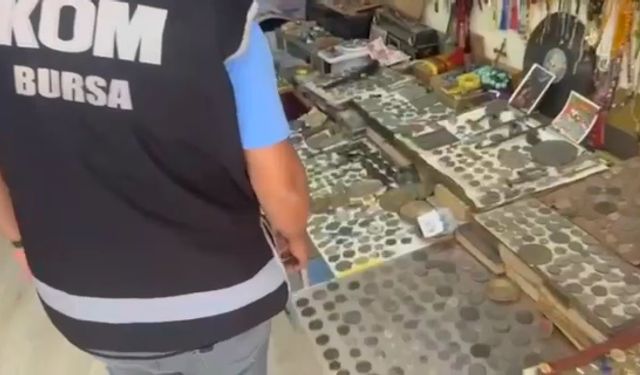 Bursa'da tarihi eser kaçakçılığı operasyonu: 1 gözaltı