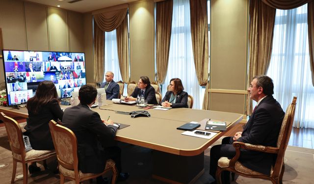 Cevdet Yılmaz, Ukrayna konulu Liderler Zirvesi'ne katıldı