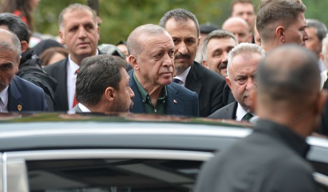 Cumhurbaşkanı Erdoğan, cuma namazını memleketinde kıldı