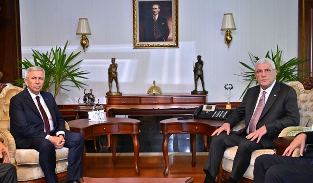 Dervişoğlu'ndan Mansur Yavaş'a ziyaret