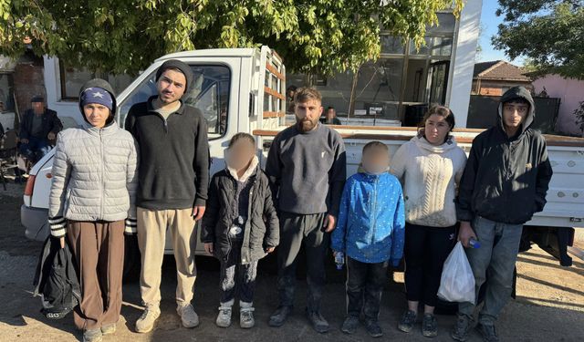 Edirne'de 17 kaçak göçmen yakalandı