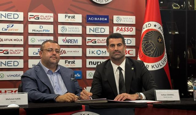 Gençlerbirliği'nde Volkan Demirel dönemi resmen başladı