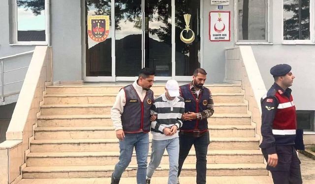 Girdiği evden 140 kilo fındık çalan şüpheli tutuklandı