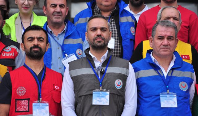 Hastanede deprem tatbikatı