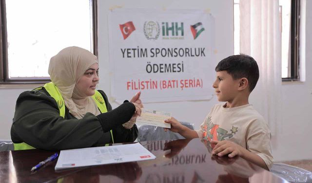 İHH'dan Filistinli 26 bin 531 yetim çocuğa düzenli destek