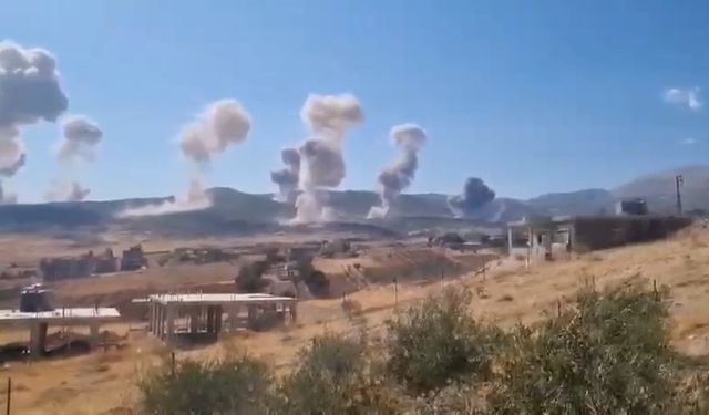 İsrail ordusu, Lübnan'ın Bekaa bölgesine hava saldırıları düzenledi