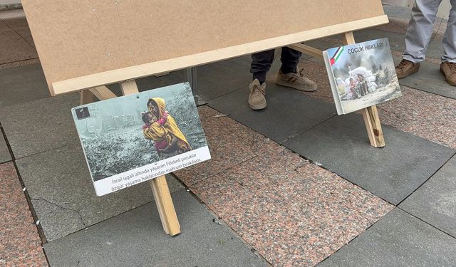 İsrail'in katlettiği 6 yaşındaki Hind, Tekirdağ'daki sergide anıldı