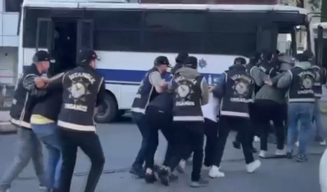 İstanbul- Avukat Serdar Öktem cinayetinin şüphelileri adliyeye sevk edildi / Sevk görüntüsüyle