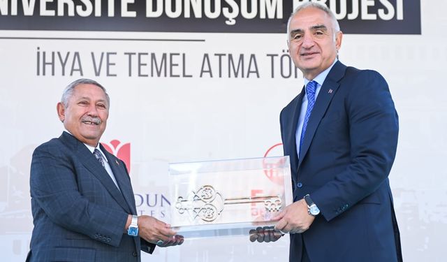 İstanbul- Bakan Ersoy: Geçmişi geleceğe bağlayan örnek bir girişim olacak