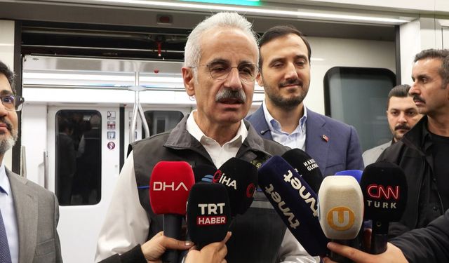 İstanbul- Bakanı Uraloğlu: Hattımızın tamamını 2026 yılının ilk çeyreğinde hizmete almayı hedefliyoruz
