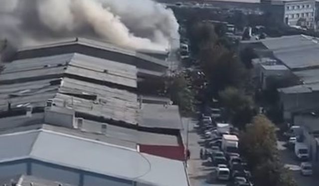 İstanbul- Beylikdüzü'nde fabrikada yangın -2 / Ek görüntü
