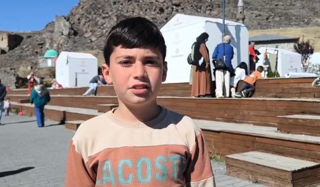 Kars ve Iğdır'da çocuklar, Filistinli akranları için çizdi