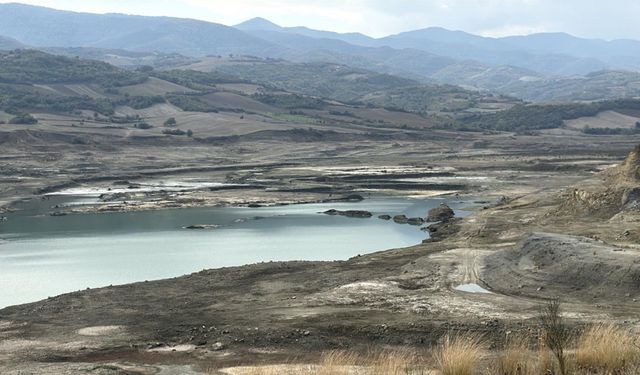 Naip Barajı'nda su seviyesi yüzde 1'in altına düştü