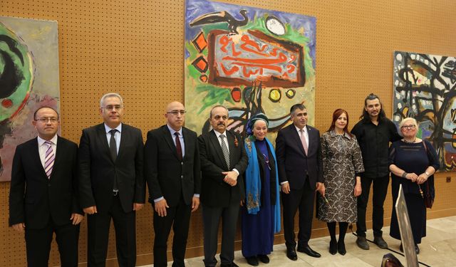 Nevşehir'de Almut Wegner'in 'Kök ve Kozmos' sergisi açıldı