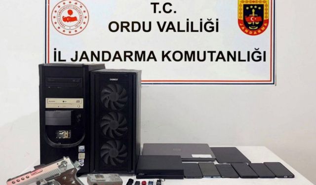 Ordu merkezli 6 ilde siber suç operasyonunda 3 tutuklama