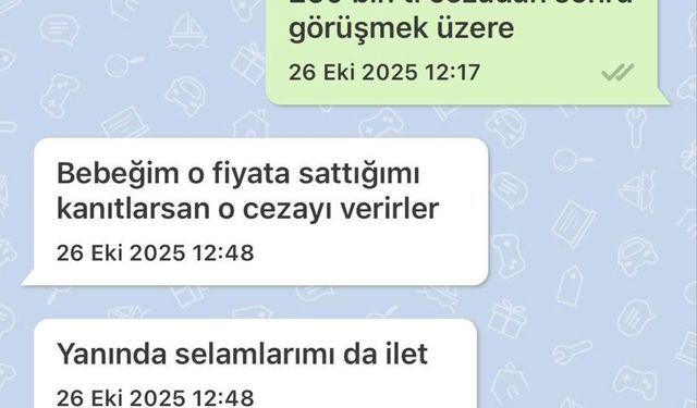 Otomobilini güncel fiyatının üzerinde satmaya çalışan kişiye 279 bin lira ceza