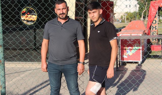 Parkta tartıştıkları 3 lise öğrencisini dövüp, bıçakladılar; olay kamerada (2)