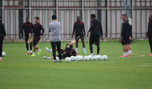 Samsunspor, Dinamo Kiev maçı hazırlıklarını tamamladı