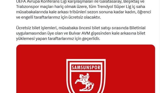 Samsunspor, Kayserispor maçının hazırlıklarına başladı