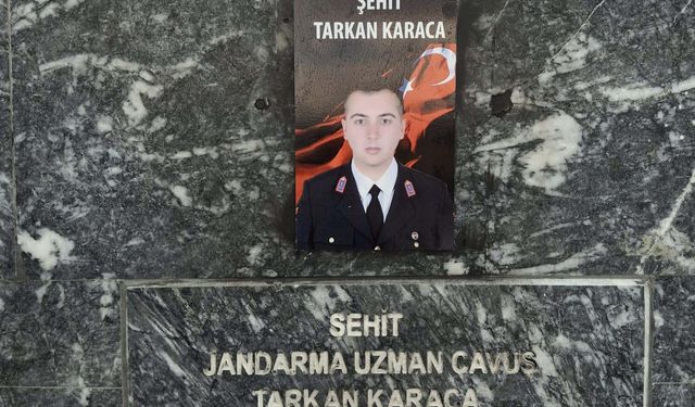 Şehit adına yaptırılan çeşmedeki Türk bayrağı ve şehidin fotoğrafı tahrip edildi