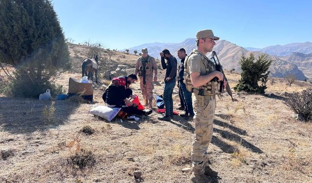 Şırnak'ta attan düşerek yaralanan kadın, tedaviye alındı