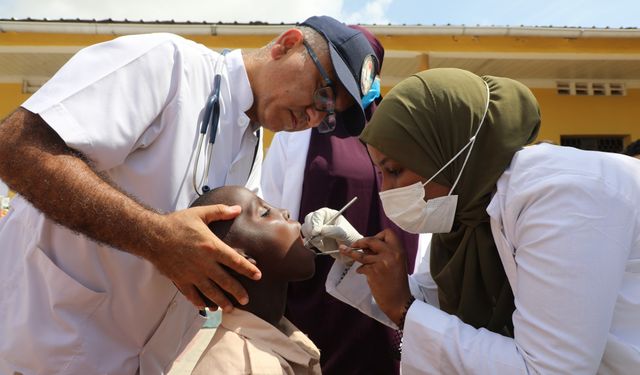 Somali Türk Görev Kuvveti Komutanlığı'ndan şehit çocuklarına ziyaret