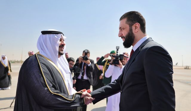 Suriye Cumhurbaşkanı Şara, Suudi Arabistan'da