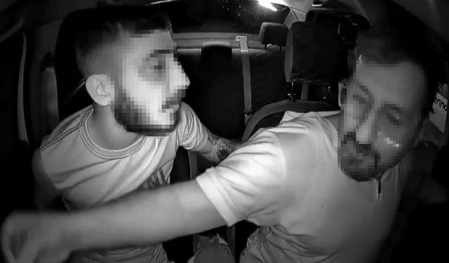 Taksiciye darp kamerada: 1 tutuklama
