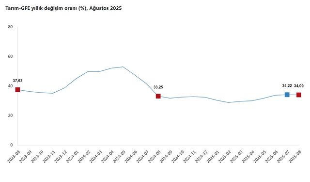 TÜİK: Tarımsal girdi fiyatları ağustosta arttı
