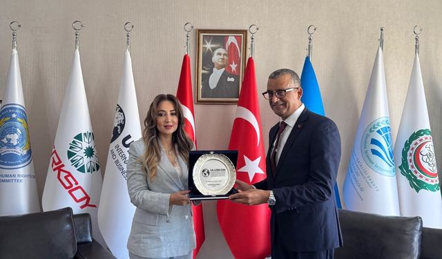 Tunus Büyükelçisinden ULUSKON Başkanı Atasoy'a ziyaret