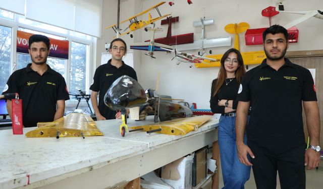 Üniversiteli gençler, Erciyes isimli İHA'larıyla Amerika'da yarıştı