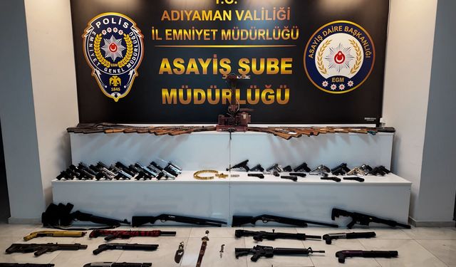 3 ildeki silah kaçakçılığı operasyonunda 34 gözaltı