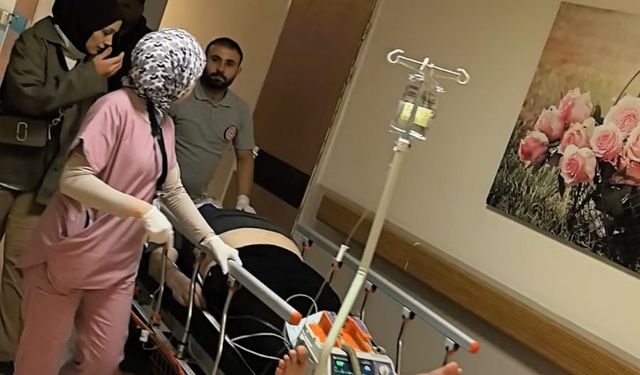 Ağaç budamak için çıktığı merdivenden düşüp ağır yaralandı