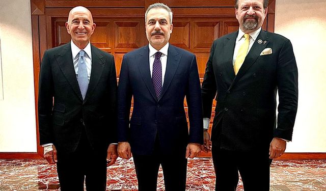 Bakan Fidan, ABD Büyükelçisi Barrack'ı kabul etti
