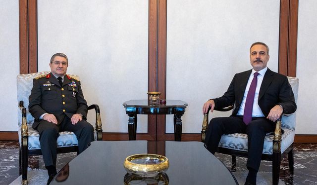Bakan Fidan, Genelkurmay Başkanı Orgeneral Bayraktaroğlu'nu kabul etti