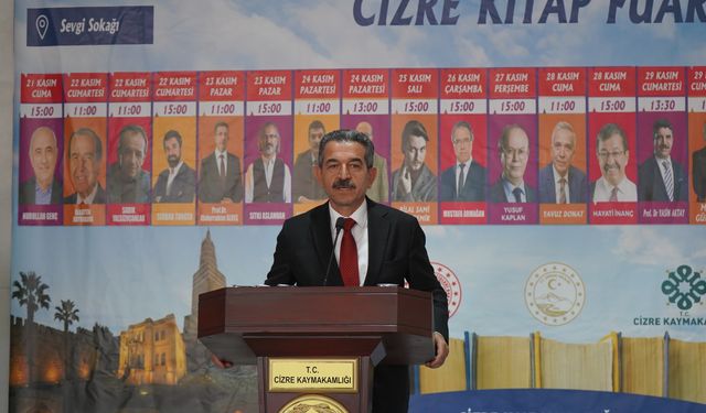 Cizre'de ilk kitap fuarı kapılarını açtı