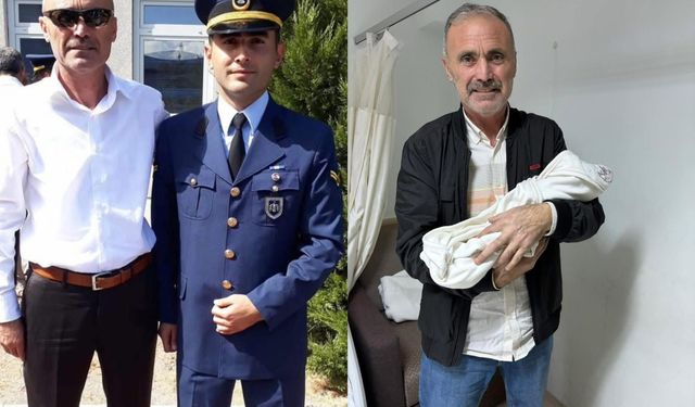 Düşen uçakta şehit olan astsubay Altıok'un bebeği dünyaya geldi