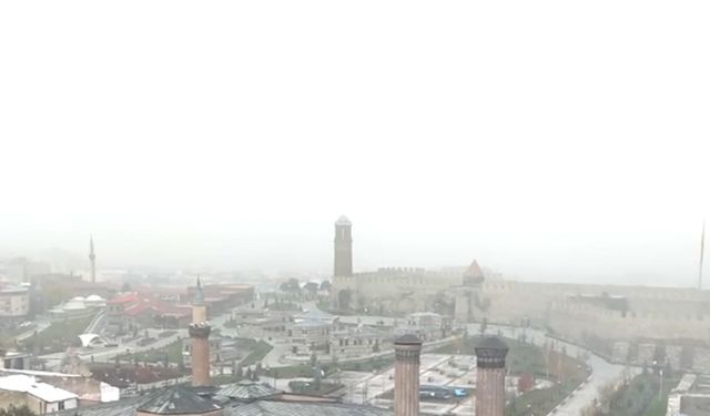 Erzurum'da sis etkisini sürdürüyor / Ek fotoğraflar