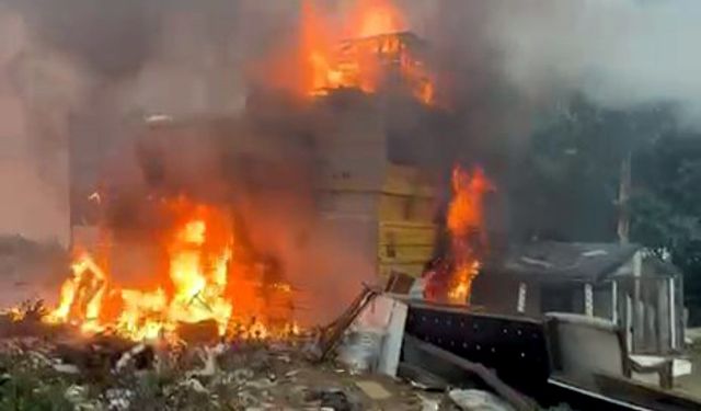 İstanbul - Avcılar'da kümes yangını: 50 hayvan öldü