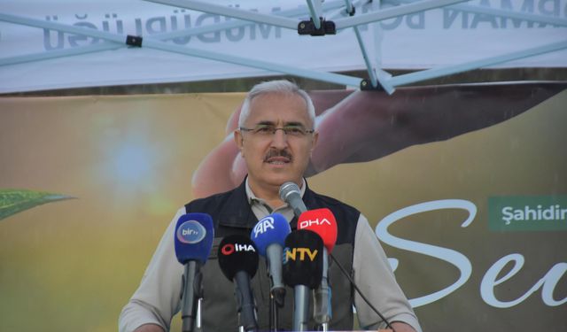 İzmir'de 115 bin adet fidan toprakla buluşturuldu