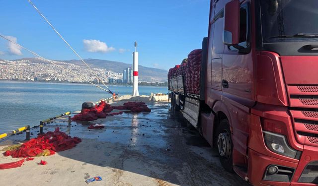 İzmir'de kaçak avlanan 27 ton kara midye ele geçirildi