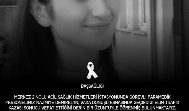 Kamyonetin yaya geçidinde çarptığı sağlık personeli kurtarılamadı