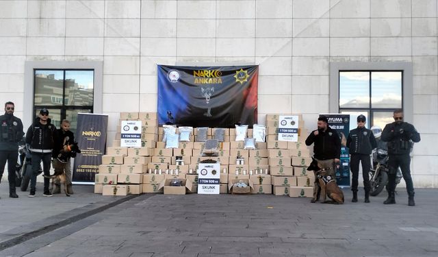 Kocaeli'de 1,5 ton uyuşturucu ele geçirildi; 5 gözaltı (2)