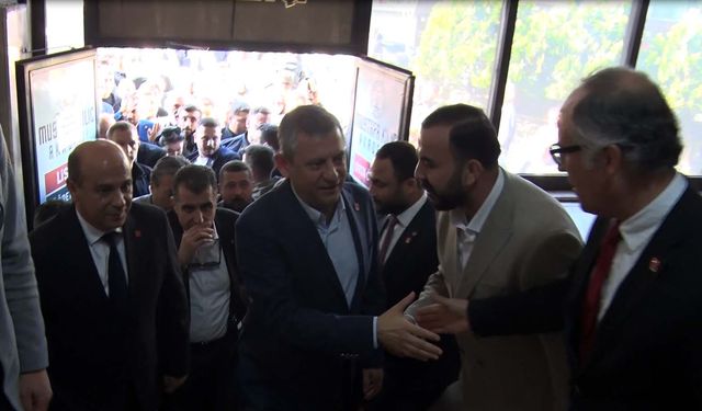 Özgür Özel Gaziantep'te