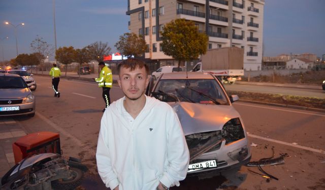 Park halindeki 3 araca çarpan alkollü sürücü, sağlık çalışanına 'Beni morga götürün' dedi