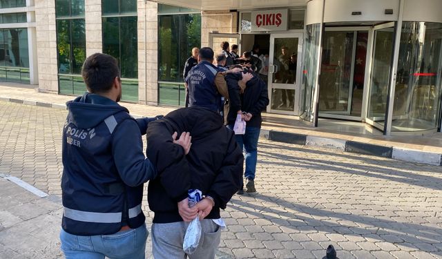 Samsun merkezli 5 ilde nitelikli dolandırıcılığa 9 gözaltı