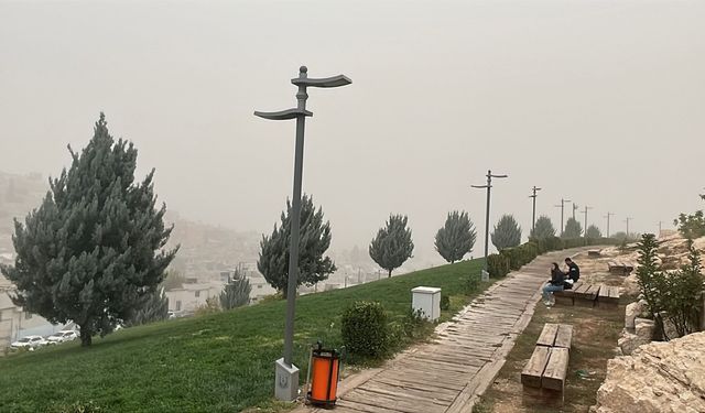 Şanlıurfa'da toz taşınımı