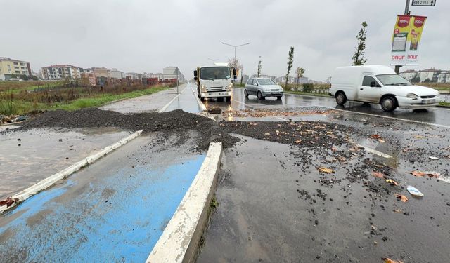Tekirdağ'da sağanak etkili oldu (2)